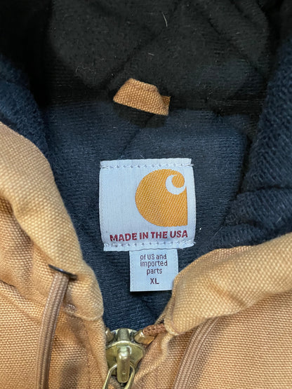 Carhartt tan hooded jacket