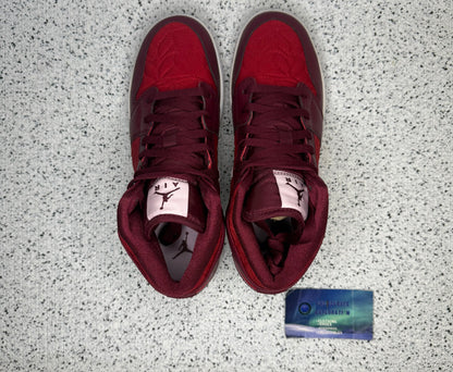 Jordan 1 Mid Red Quilt