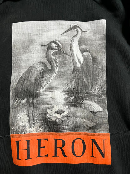 Heron Preston black heron Hoodie