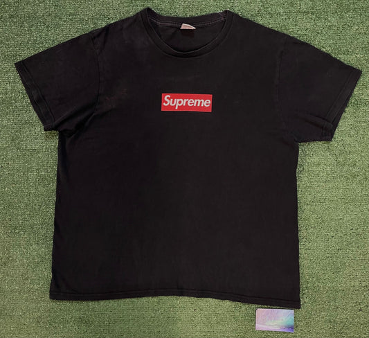 Supreme 20th anniversary black box logo tee