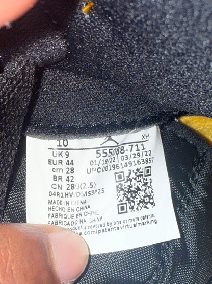 Jordan 1 Yellow Toe Taxi 10 Men/11.5 Women “Preowned”