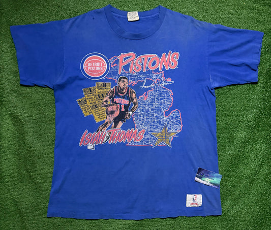 Vintage Isiah Thomas Detroit Pistons Shirt
