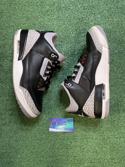 Jordan 3 Black Cement 2025 size 10.5men/12women