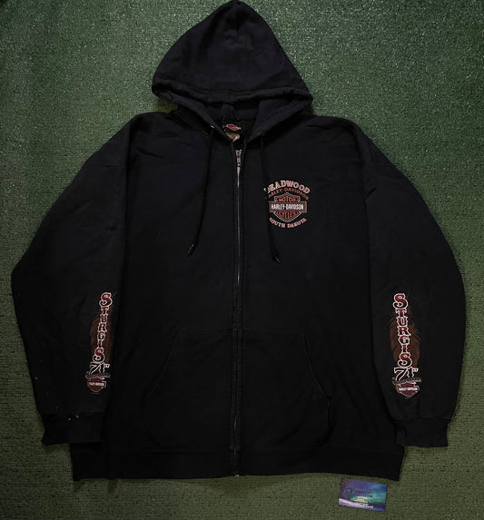Harley Davidson sturgis  South Dakota zip up hoodie