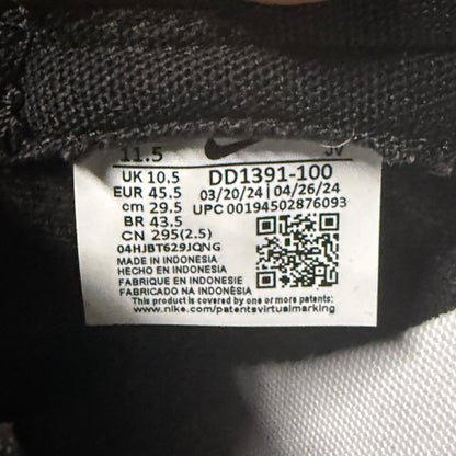 Nike Dunk Low Black White 11.5 Men “Preowned”