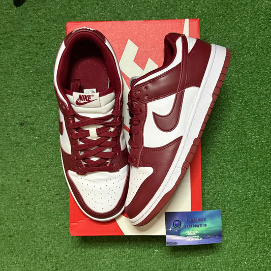 Nike Dunk Low Team Red 8 Men/9.5 Women “Preowned”