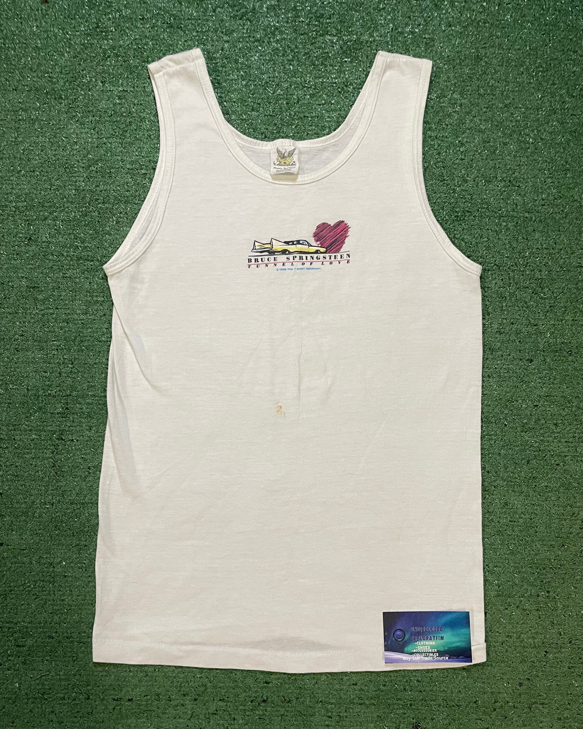 Vintage 1980s Bruce Springsteen tunnel of love tour tank top