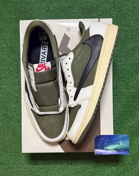 Jordan 1 Low Travis Scott Medium Olive