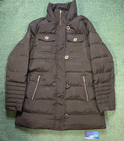 Michael Kors olive green puffer jacket