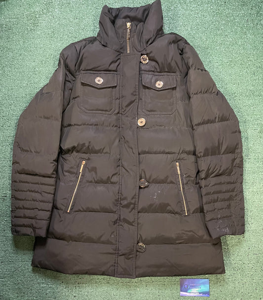 Michael Kors olive green puffer jacket
