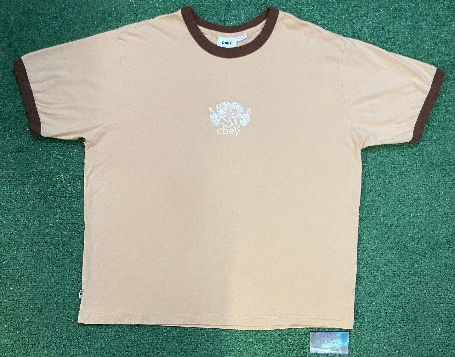 OBEY angel ringer tee