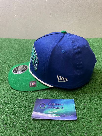 Seattle Seahawks throwback arc logo blue and green hat