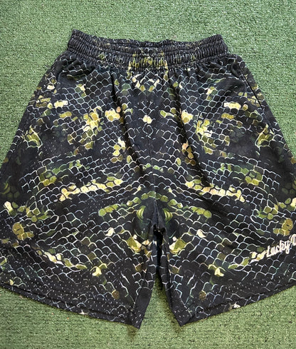 Lucky dog snakeskin shorts
