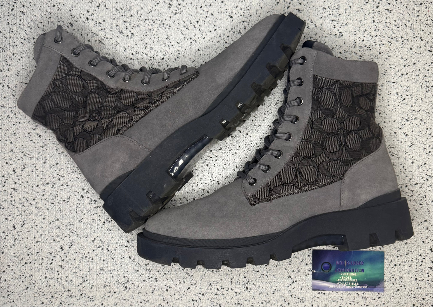 Coach Citysole Combat Boots 10men/11.5 Women “Preowned”