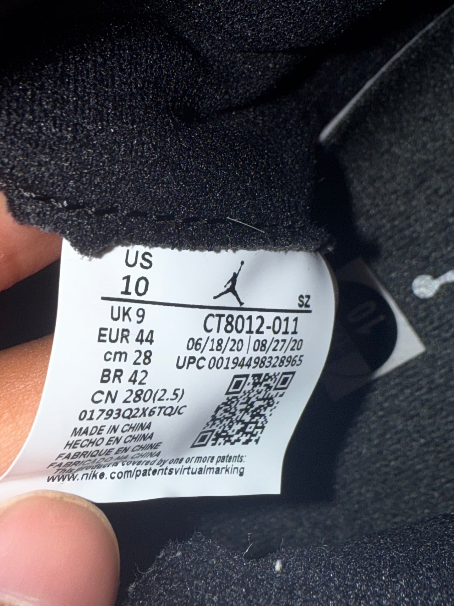 Jordan 11 Jubilee 10 Men/11.5 Women “Preowned”