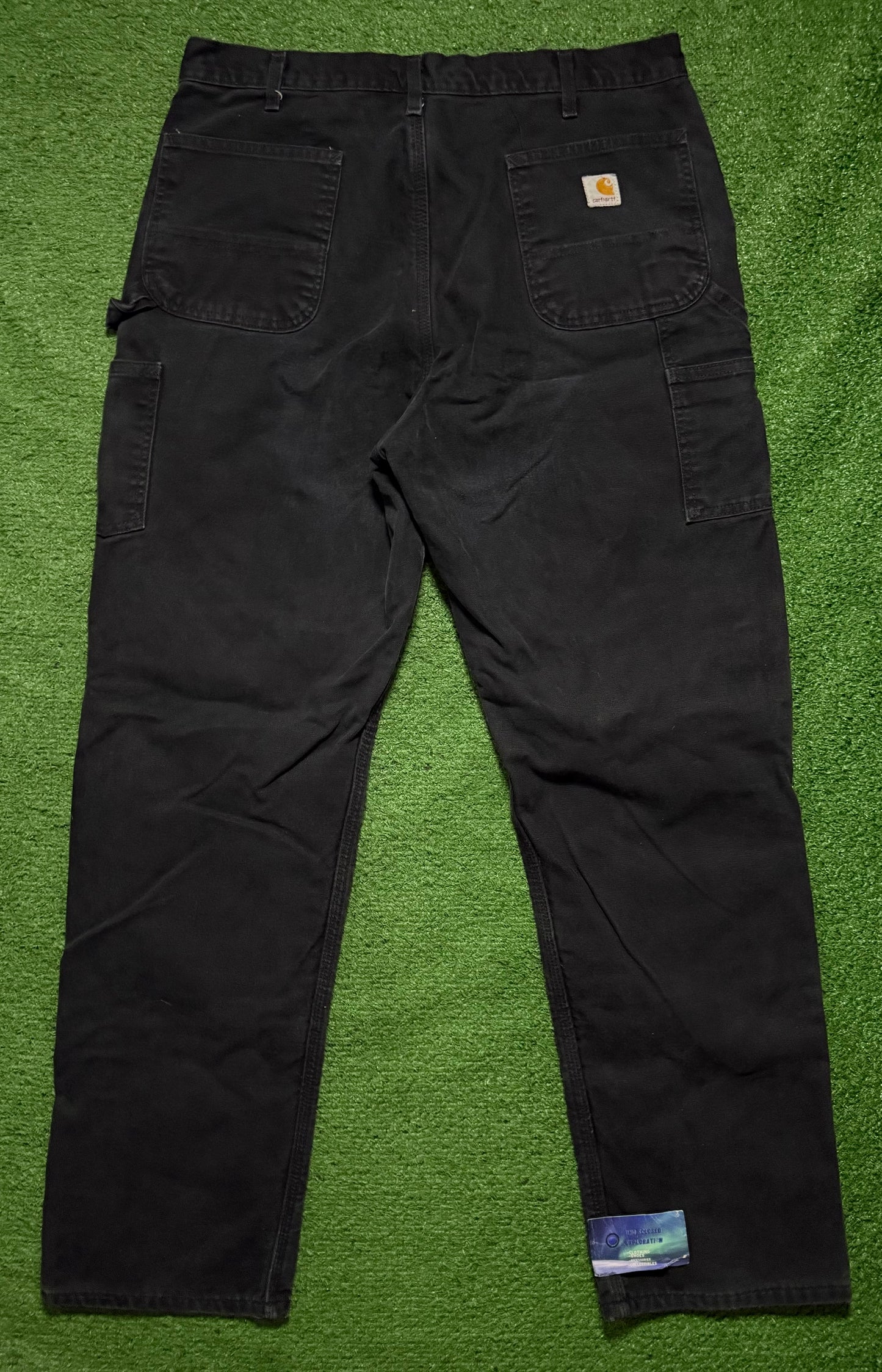 Carhartt Double Knee Black Lined Jeans