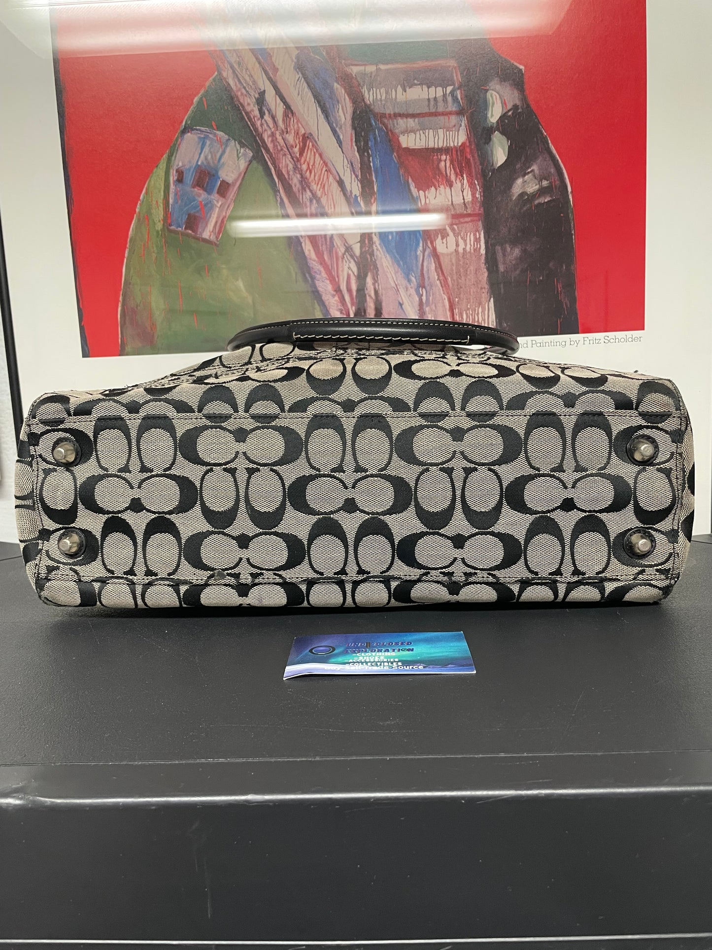 COACH Hampton Siganture shoulder bag