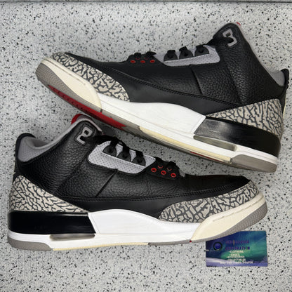 Jordan 3 Black Cement 2018 12 Men/13.5 Women “Preowned”