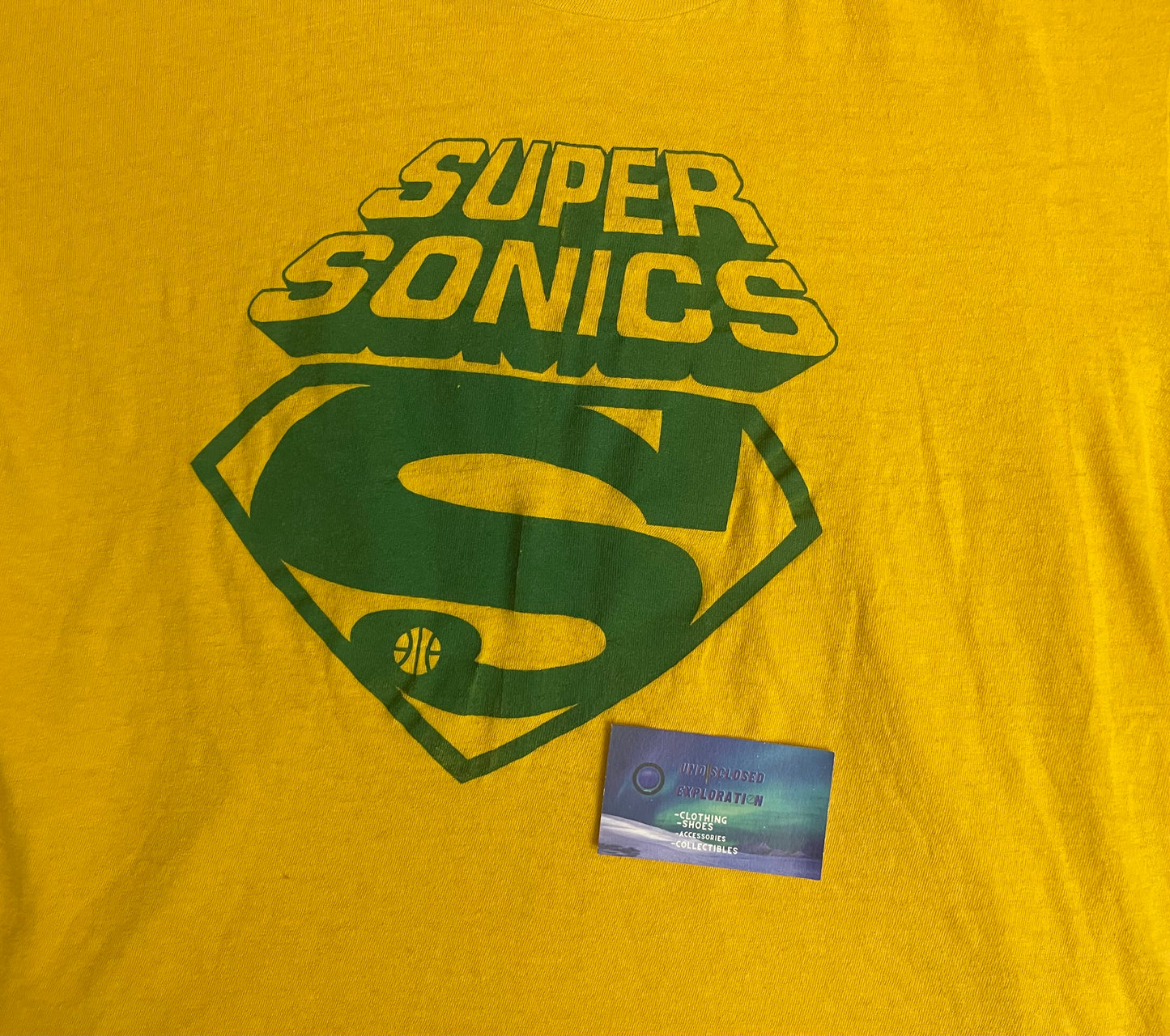 Vintage Seattle SuperSonics 70s Superman Tee