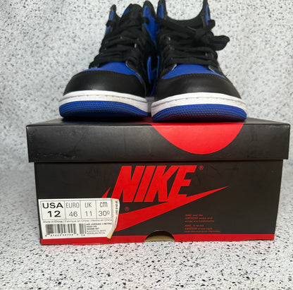 Jordan 1 Royal 2017 12 Men/13.5 Women “Preowned”