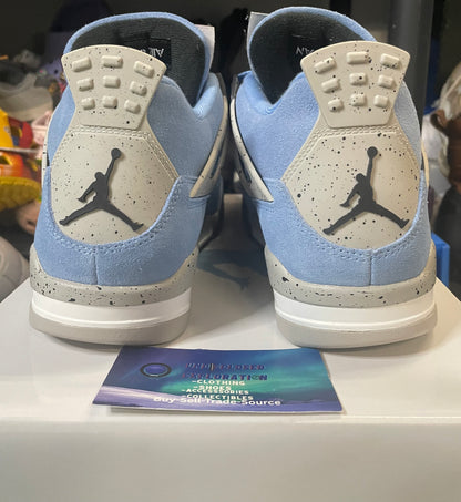 Air Jordan 4 Retro university blue size 8men/9.5women