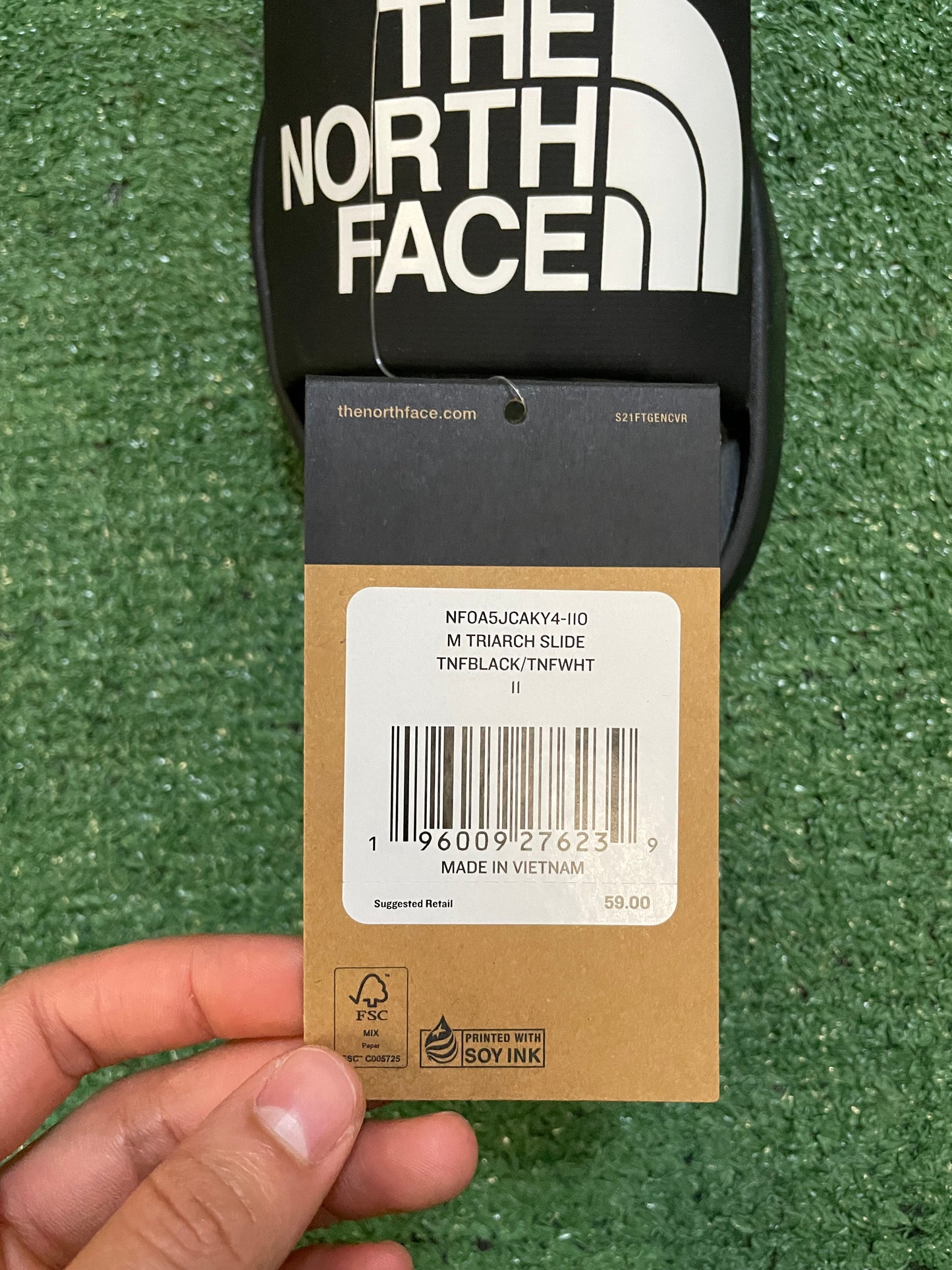 The North Face triarch slide