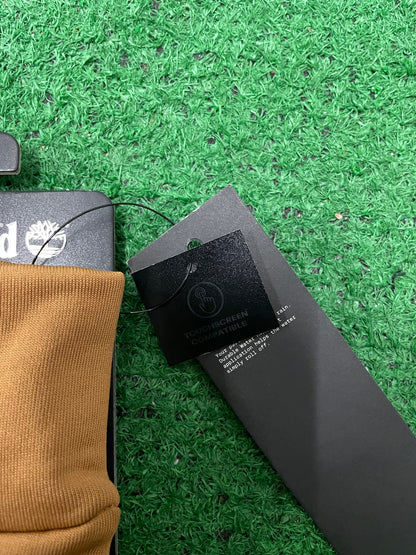 Timberland wheat/black touchscreen gloves