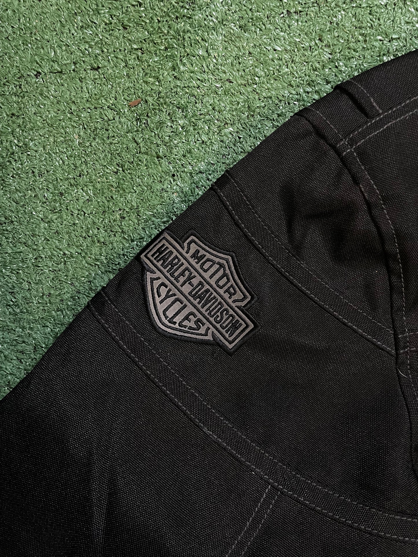 Harley Davidson black and grey jacket