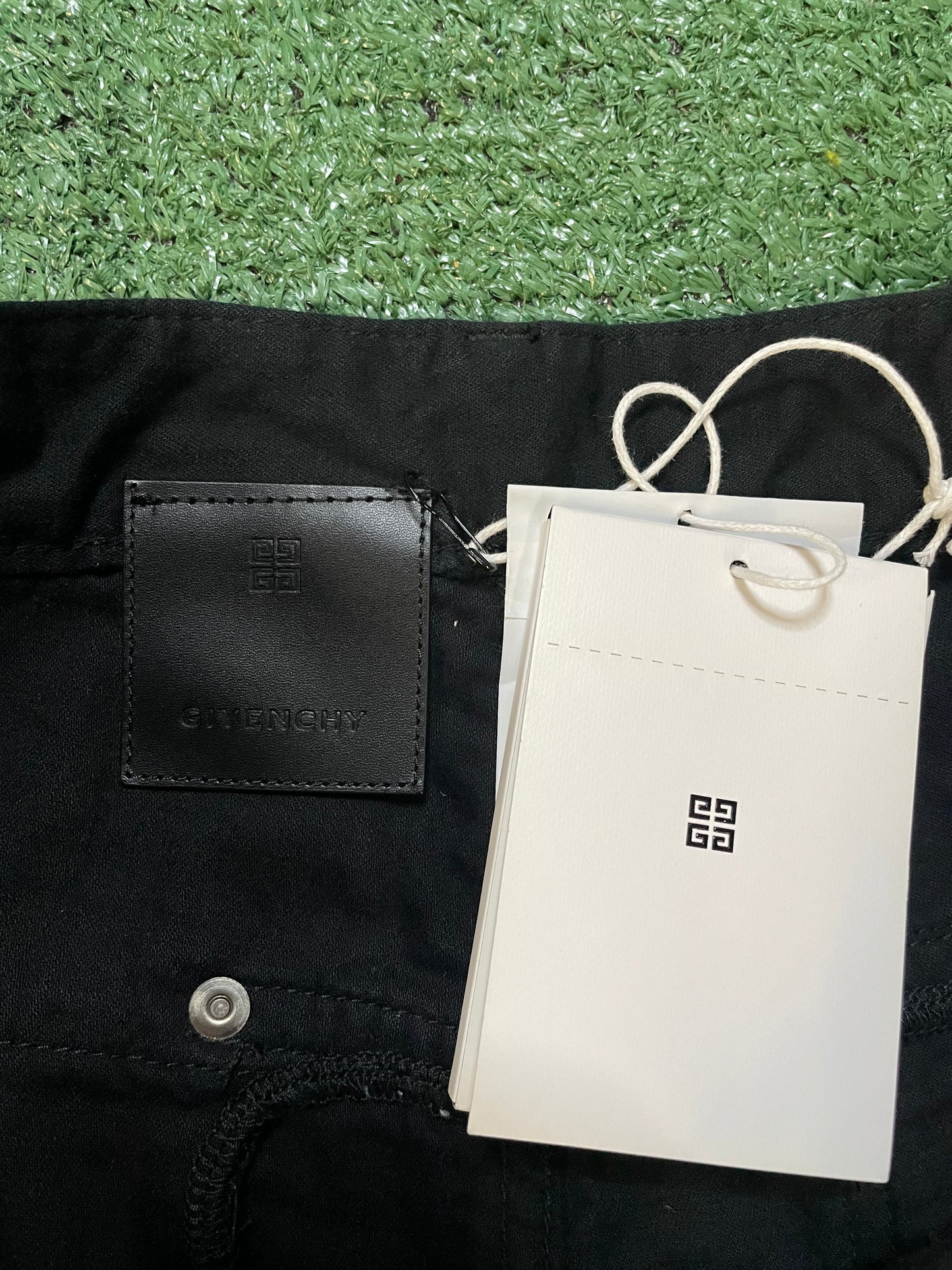 Givenchy X Josh smith distressed denim jeans