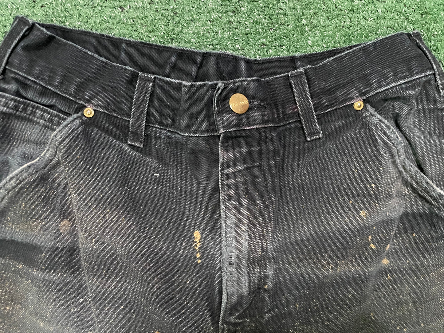 Vintage Carhartt black double knees pants