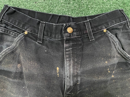 Vintage Carhartt black double knees pants