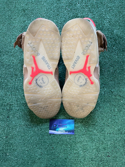 Jordan 6 Travis Scott British khaki size 11men/12.5women