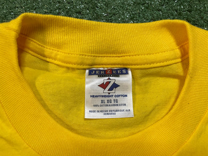 Vintage 1990s Mary Lee’s corvette yellow band tee