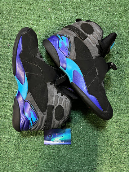 Jordan 8 aqua 2015 size 10.5men/12women