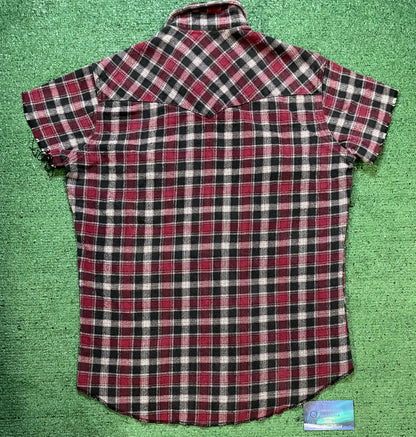 Vintage Wrangler plaid short sleeve