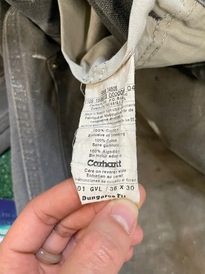 Vintage 2000s Carhartt grey double knee pants