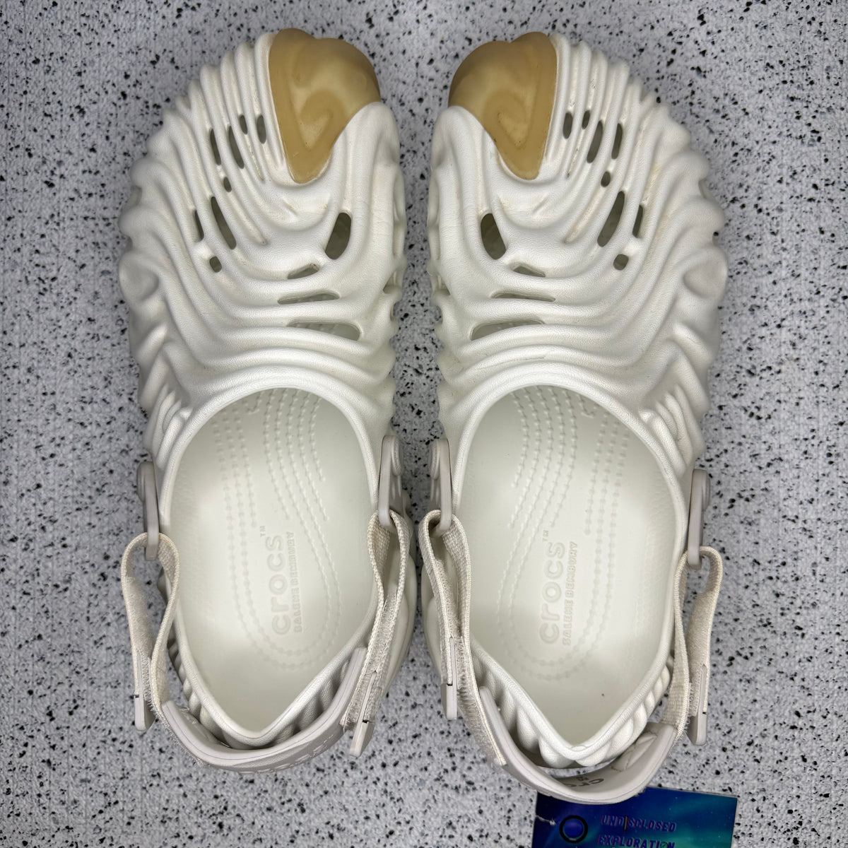 Salehe Bembury Crocs Pollex Clog Almost White 8 Men “Preowned”