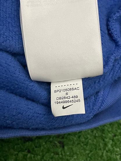 Supreme Nike Half Zip Hooded Sweatshirt Blue