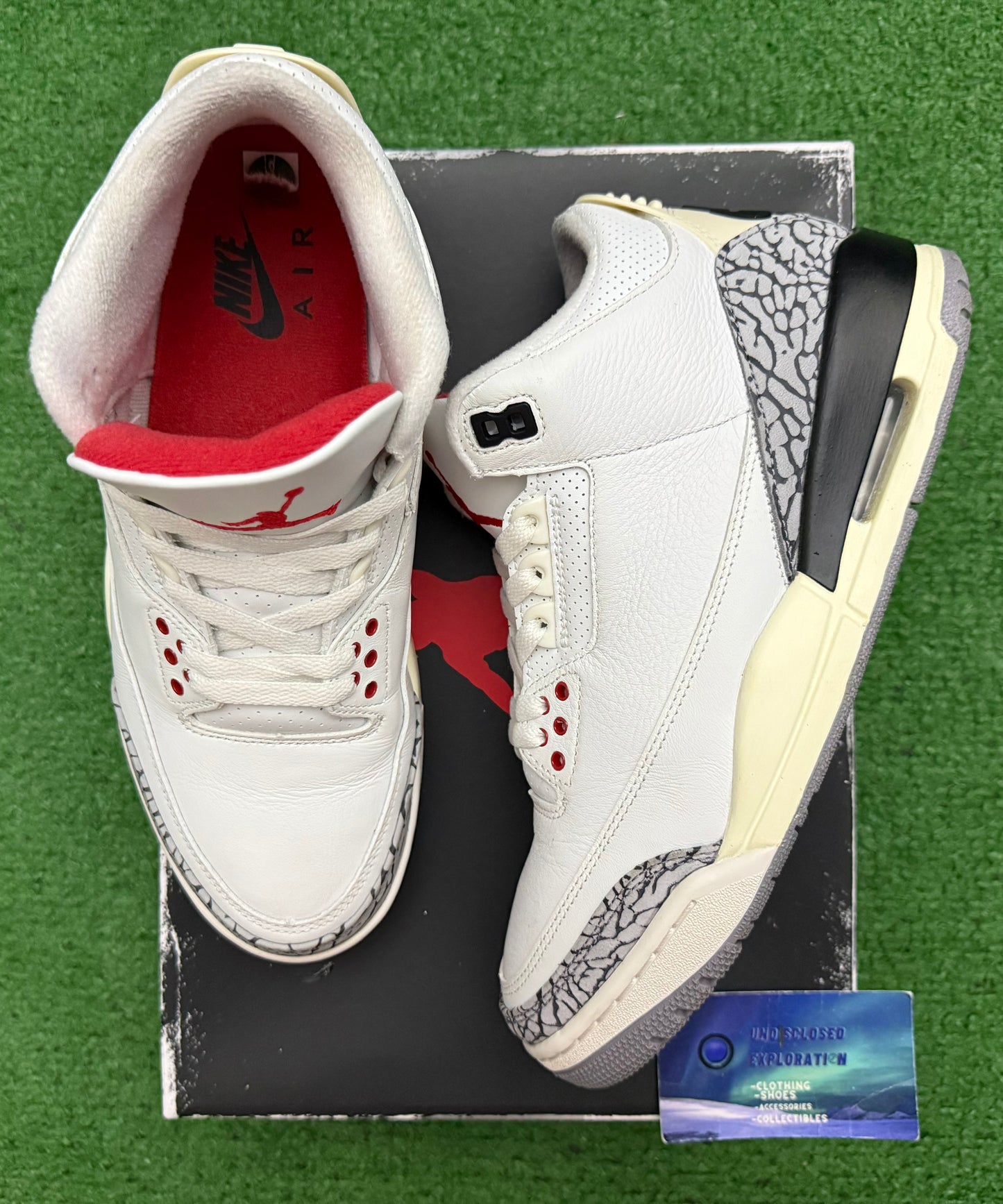 Jordan 3 White Cement Reimagined 8 Men/9.5 Women “Preowned”