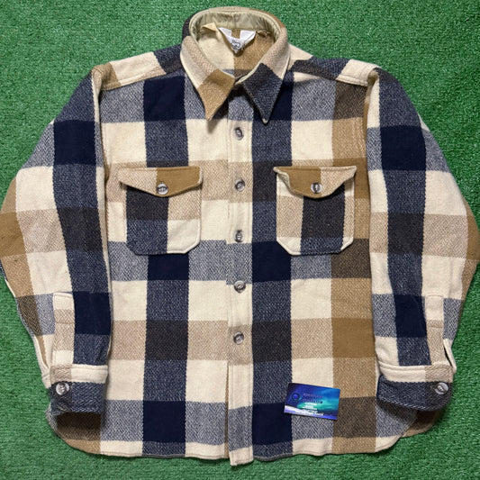 Vintage Woolrich Wool Flannel Shirt Jacket