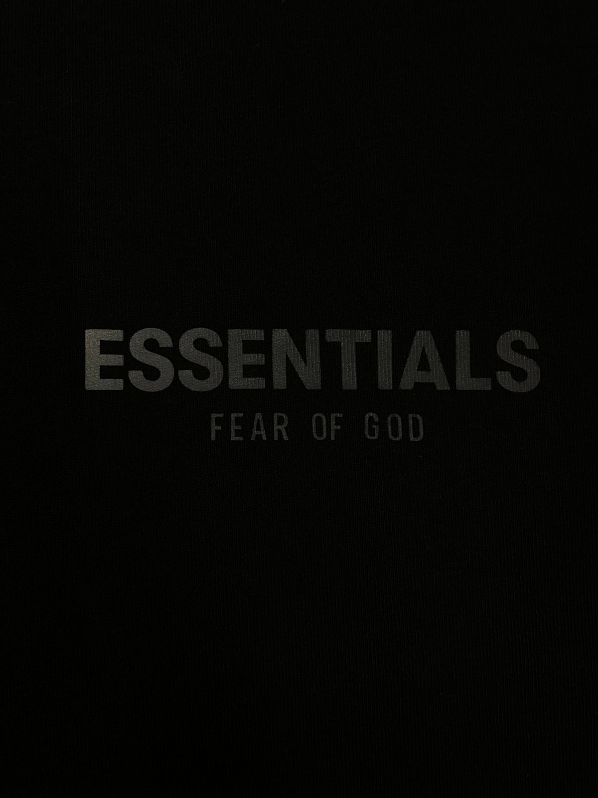 Fear of God Essentials core black tee