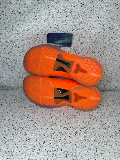Nike Kobe 6 Total Orange 8 Men/9.5 Women “Preowned”