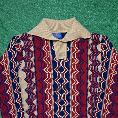 Vintage Pendleton Collar Knit Sweater