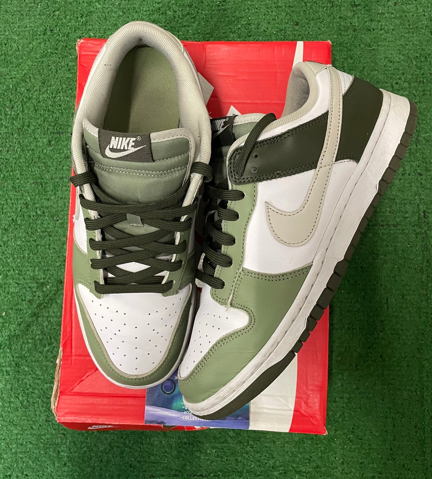 Nike Dunk low oil green size 9.5men/11women
