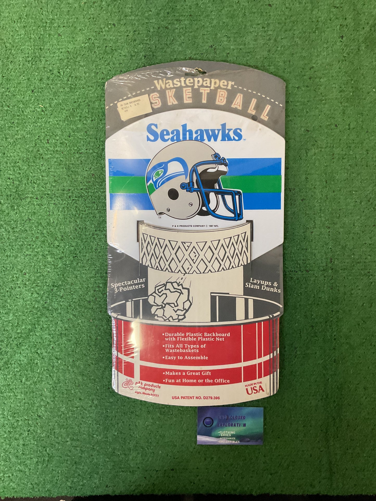 Vintage 1980s Seattle Seahawks Trash Shoot Hoop