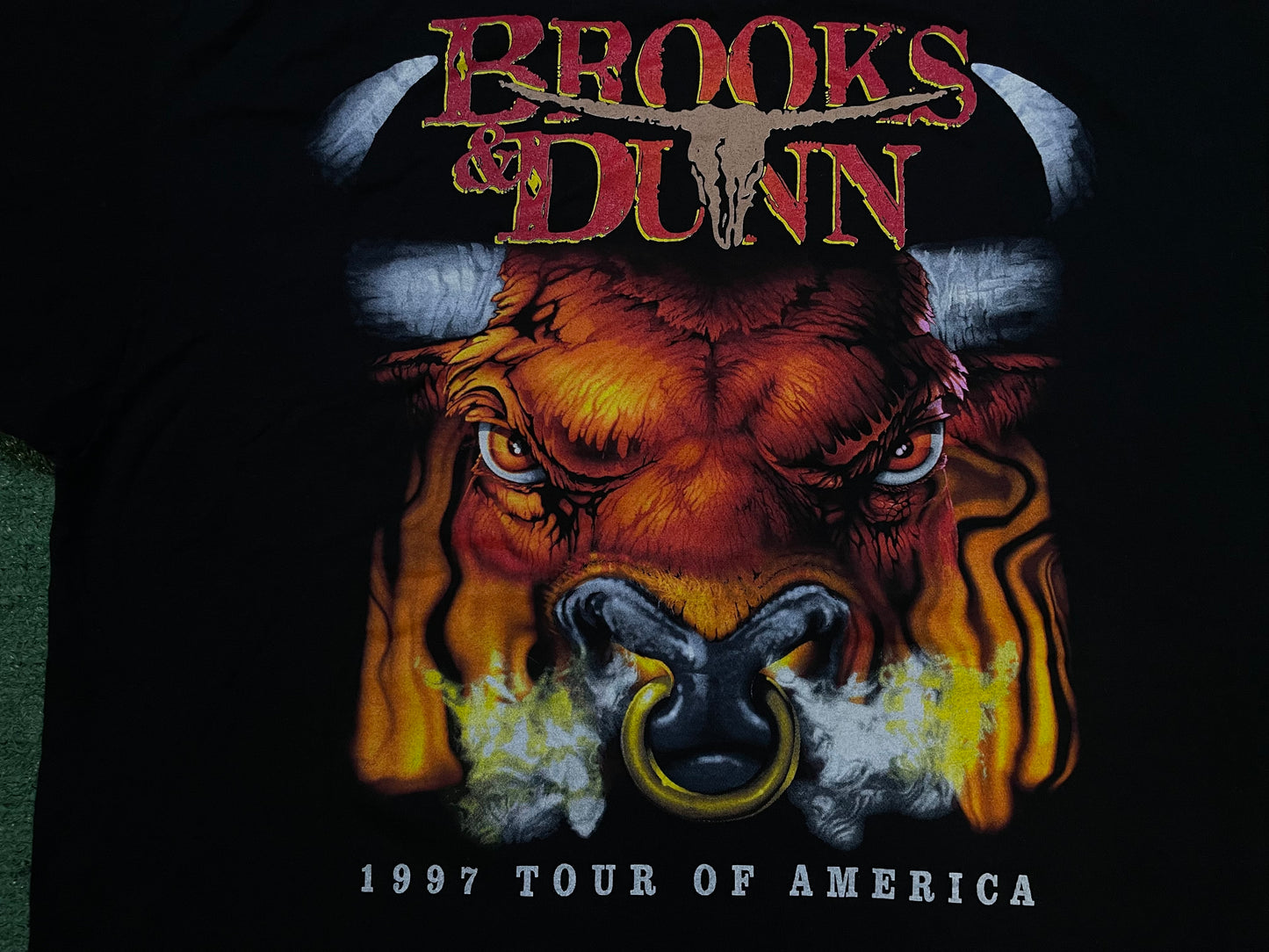 Vintage 1990s Brooks & Dunn the tour of America double sided tee