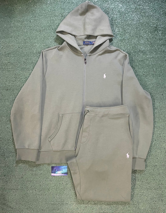 Polo Ralph Lauren olive green sweatsuit