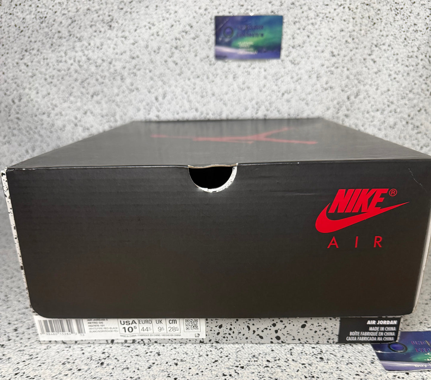 Jordan 5 Fire Red 10.5 Men/12 Women “Preowned”