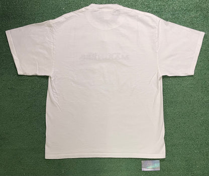 Vintage 1990s Seattle Mariners white embroidered tee