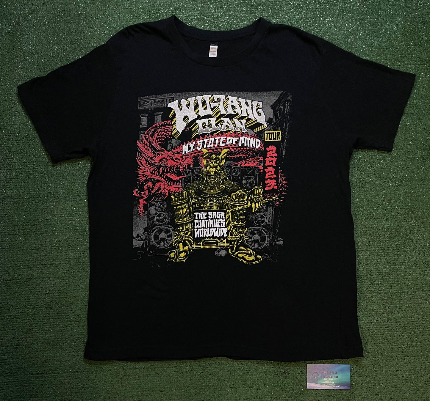 Wu-Tang Clan NY state of mind tour tee